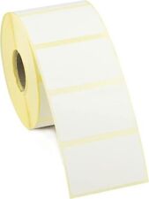 Roll of 400 White Sticky labels plain Self Adhesive address labels. 65 x35mm
