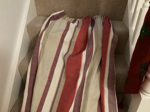 Laura ashley striped curtains - laura,