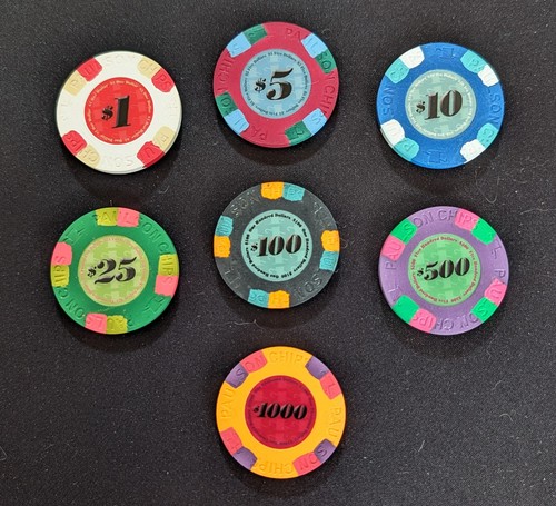Paulson classic poker chips - 7,