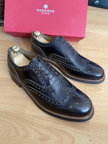 Grenson stanley brown leather - stanley,