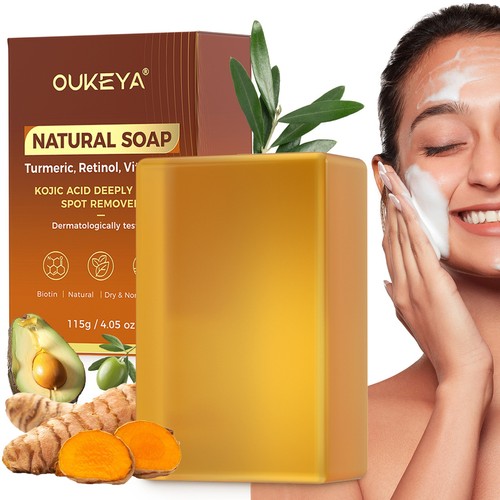 Oukeya turmeric soap bar - turmeric,
