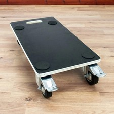 4 Wheel Furniture Transport Roller Dolly Trolley 150kg Load 58x30cm Wooden