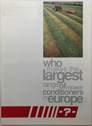 Original brochure for mower - original,
