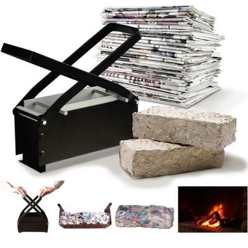Paper log briquette - log, –