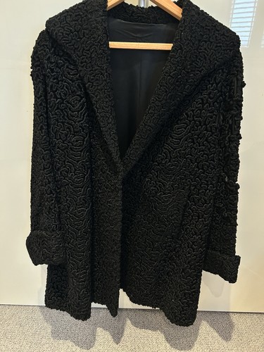 Vintage astrakhan opera coat - vintage,