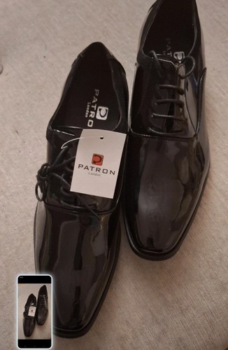 Bnwt men real patent - men's,
