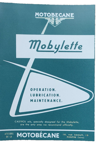 Mobylette moped manual - mobylette,