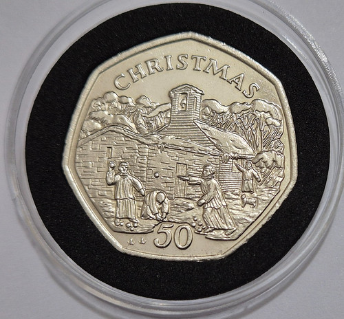 1996 christmas 50p - 50p, of