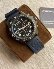 Breitling Endurance Pro Men's Black Watch - X82310- Full Set With Box And Papers