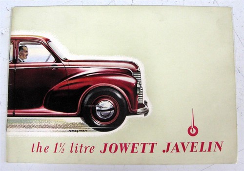 Jowett javelin car - jowett, sales