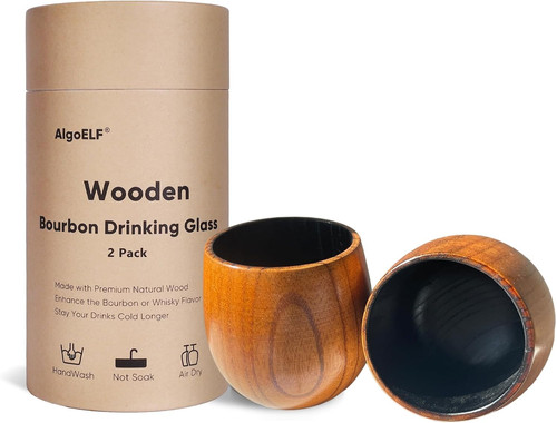 Charred bourbon glass - charred, whiskey