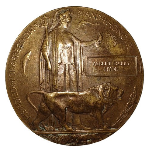 Ww1 memorial plaque albert - plaque,