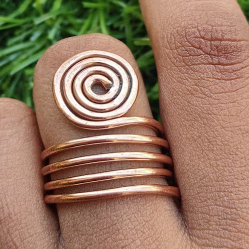 Solid pure copper minimalist - solid,