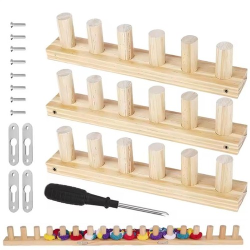 Wooden hand knitting loom - hand,