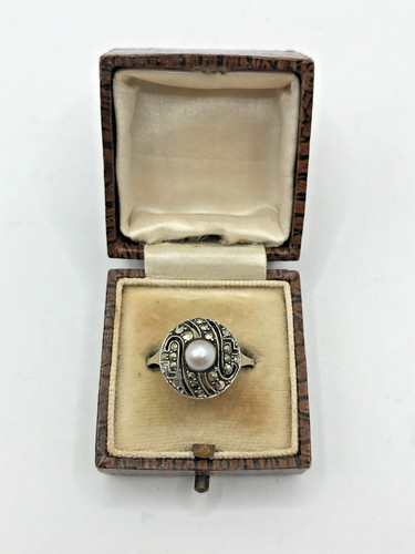 Art deco 935 - silver,, marcasite