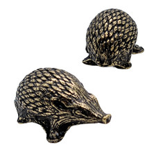 Brass Copper Hedgehog Figure