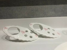 Hadida Wall Mounted Toothbrush Holder Chatsworth Pink bow fine bone china