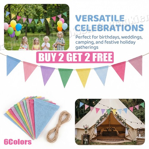 Triangle flags bunting banner - flags,
