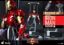 Hot Toys Iron Man Mark III Construction Version Reissue 1/6 Figure DS003