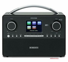 Roberts Stream93i Black DAB/DAB+FM/Internet Radio WiFi Spotify Bluetooth USB AUX