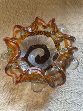 Vintage Murano Art Glass Bowl