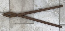 Antique Wooden Thistle Puller - Collectable Gardening Tool