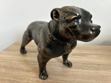 Pit Bull Terrier Dog Cast Iron