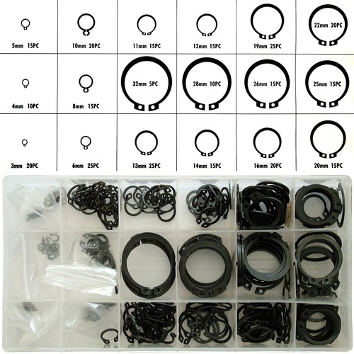 External circlips assorted - external, circlips.