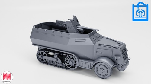 Half track unic u304 with - half-track,