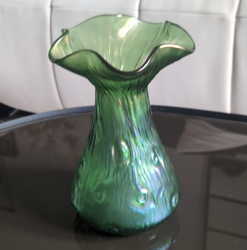 Loetz lötz glass vase - ,