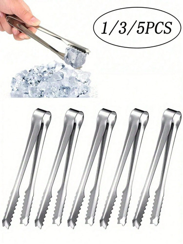 Ice cube tongs small - small, stainless