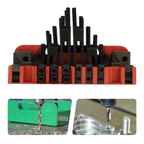 58pcs slot clamp kit - t-slot, m12
