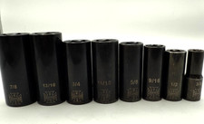 West Coast Choppers Mac Tools Jesse James Edition 3/8 Deep Dr 6pt SAE Sockets