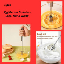 1Pc Hand Push Rotary Egg