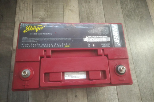 Agm battery stinger car audio - battery,