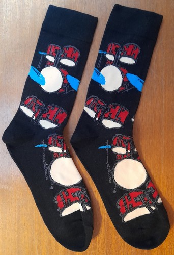 Novelty drum kit socks - novelty,