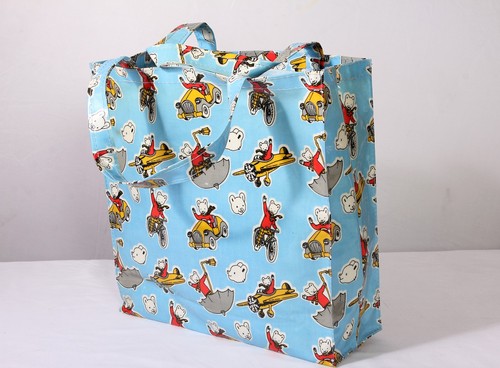Vintage rupert bear pvc tote - bear,