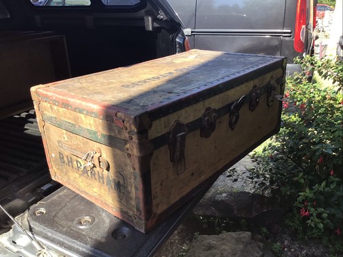 Vintage ply and metal steamer - ply,