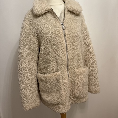 Topshop teddy bear jacket size - bear,