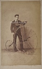 CDV YOUNG MAN WITH PENNY