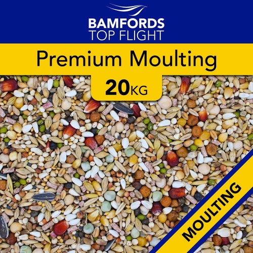 Bamfords premium moulting 20kg - bamfords,