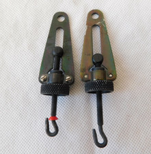 Ex RAF Flying Helmet Oxygen Mask Hooks [1R8C]