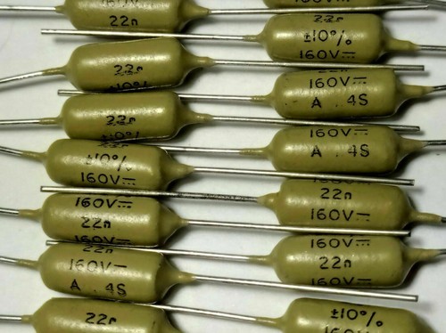 10x nos 022uf 160v - nos, 0.022uf/160v/10%