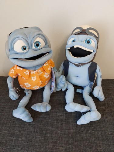 Pair vtg crazy frog - pair, of