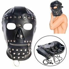 Unisex PU Leather Gimp Head