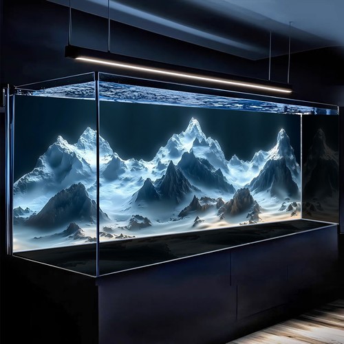 Snow mountain pvc - snow, backdrop