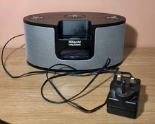 HITACHI LIVING SYSTEMS CLOCK RADIO IPOD HIT KC91