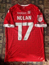 Accrington Stanley FC 2023/24 Match Worn Player Issue Football Shirt EFL League