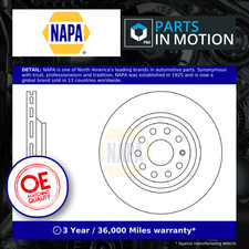 2x Brake Discs Pair Vented