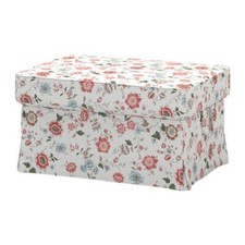 Ikea covers set for Ektorp Footstool in Videslund Multicolour  203.046.80